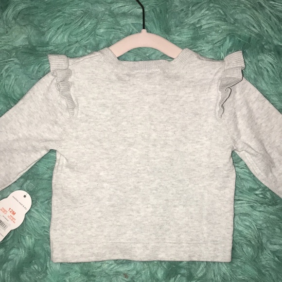 NWT | Wonder Nation | 12 M | Gray sweater - Picture 10 of 11